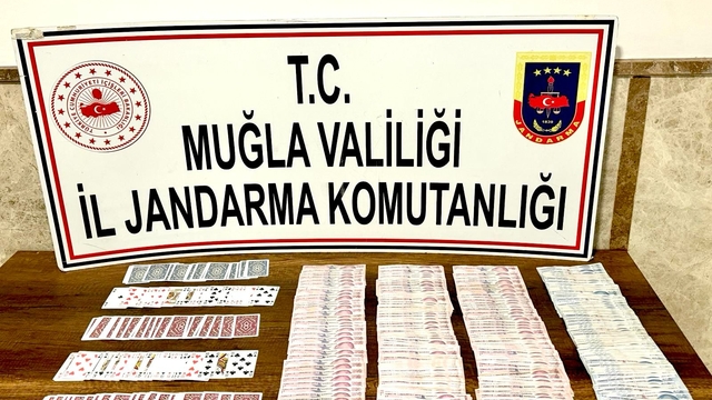 Fethiye'de kumar oynayan 4 kişiye para cezası uygulandı