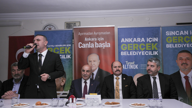 Cumhur İttifakı'nın ABB Başkan adayı Altınok, Sincan'da seçim çalışmalarına devam etti: