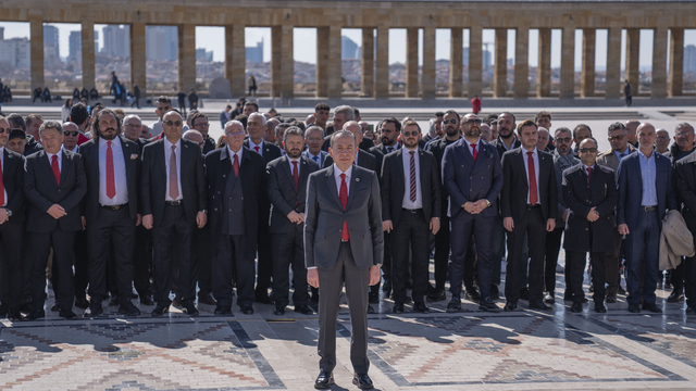 Gençlerbirliği Kulübünden Anıtkabir'e ziyaret