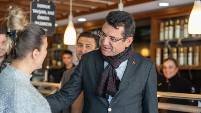 Cumhur İttifakı Bodrum Belediye Başkan adayı Mehmet Tosun seçim çalışmalarını sürdürüyor