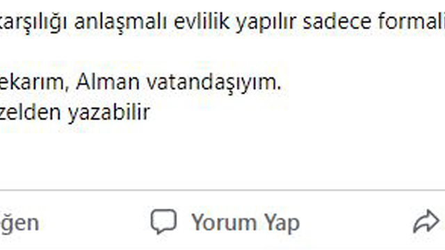 Sosyal medyada 'formalite evlilik' uyarısı