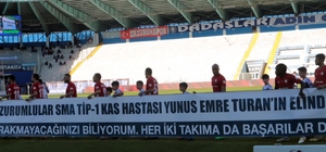 Erzurumspor'dan SMA hastası Yunus Emre'ye destek