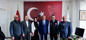 AK Parti'li Dönmez ve Albayrak'tan Han Belediye Başkanı Belceli'ye ziyaret