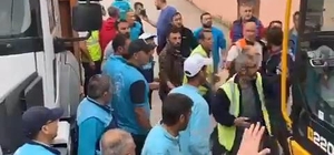 Kocaeli Büyükşehir ile İzmit Belediyesi ekiplerinin 'yol yapım' kavgası