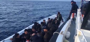 Muğla açıklarında 63 kaçak göçmen kurtarıldı