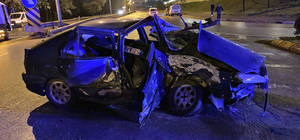 Ordu'da iki otomobilin çarpıştığı kazada 5 kişi yaralandı