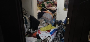 Eskişehir’de evden 12 ton çöp çıktı