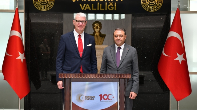 Letonya'nın Ankara Büyükelçisi Vaivars, Şanlıurfa'da ziyaretlerde bulundu