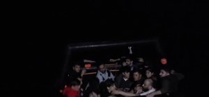 Bodrum açıklarında 35 düzensiz göçmen kurtarıldı
