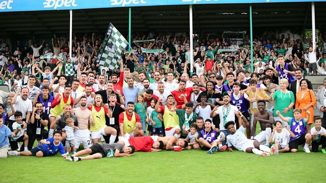 Bodrum FK ve Çorum FK 1-1'in rövanşında final için sahada
