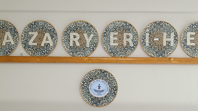 Pazaryeri'nde geliştirilen geri dönüşüm projesiyle kırık porselenler sanatla buluşturuldu