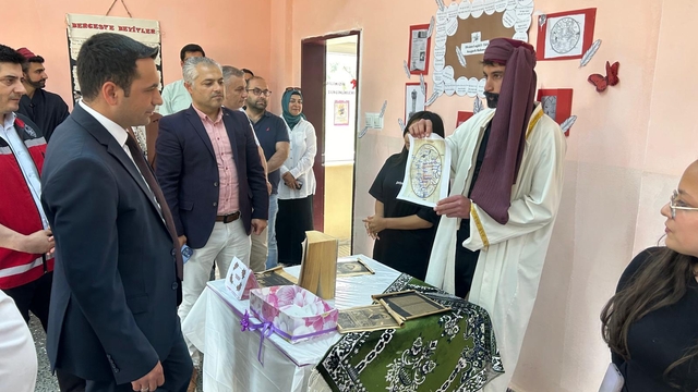 Korgun'da "Dilimizin Zenginlikleri Projesi" kapsamında sergi açıldı