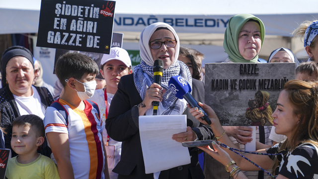 Ankara'da, İsrail'in Gazze'ye saldırıları protesto edildi
