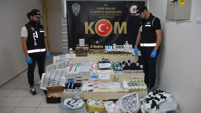 Ünlü markaların ambalajında sahte vücut geliştirme ilaçları ele geçirildi: 1 tutuklama