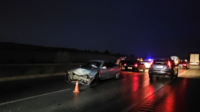 Çorum'da trafik kazasında 4 kişi yaralandı