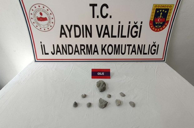 Aydın'da 400 bin yıllık fosilleri satmaya çalışan şüpheliye gözaltı