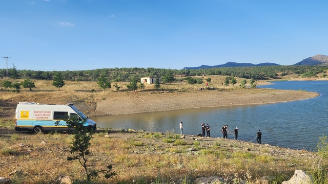 Konya'da baraj göletine giren çocuk boğuldu