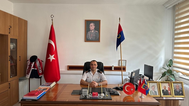 Vezirköprü İlçe Jandarma Komutanı Binbaşı Çetinkaya, Şırnak'a atandı