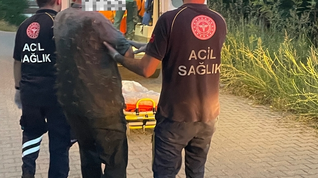 Kırklareli'nde dereye düşen kişi itfaiye ekiplerince kurtarıldı