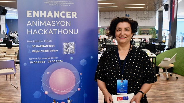 Genç yetenekler, ENHANCER Animasyon Hackathonu için Bilişim Vadisi'nde buluştu