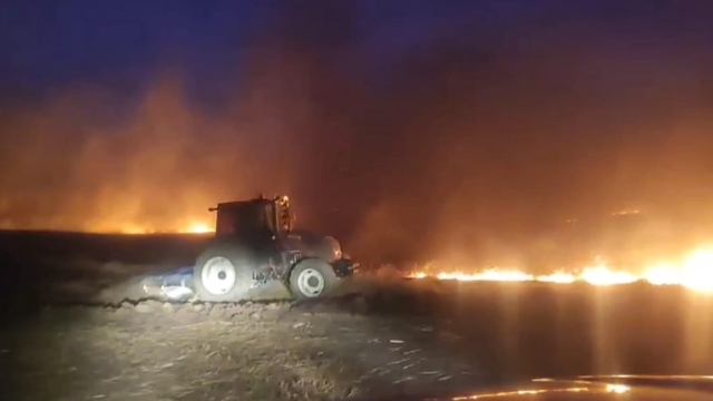 Diyarbakır'da kuvvetli rüzgarda çatı ve pazar şemsiyeleri uçtu, bir mahallede yangın çıktı (3)