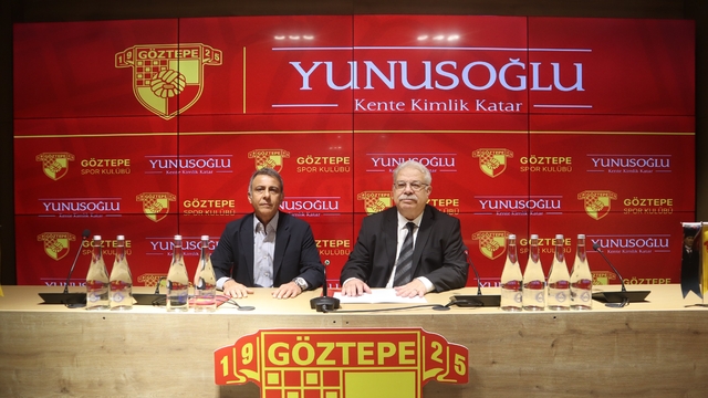Göztepe'nin forma göğüs sponsoru "Yunusoğlu" oldu