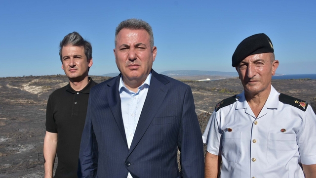 Çeşme'de orman yangını; 3 kişi hayatını kaybetti (3)