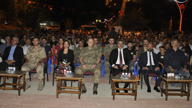 Çukurca'da 15 Temmuz Demokrasi ve Milli Birlik Günü etkinliği