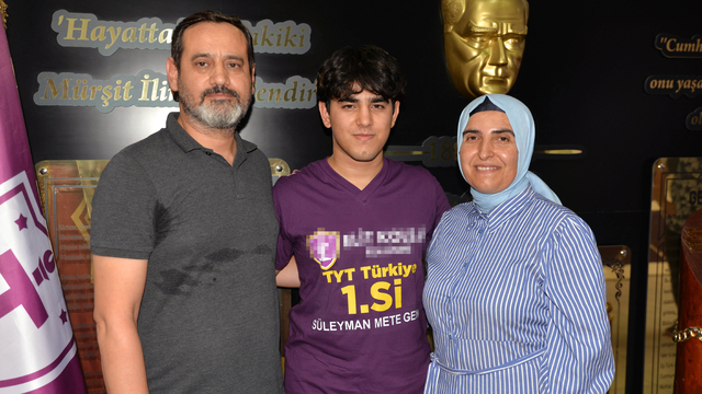 Mersin'deki YKS birincisi: İçimde kelebekler uçuştu