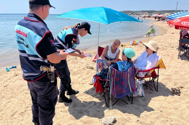 Edirne'de turizm jandarması sahillerde denetimlerine devam ediyor