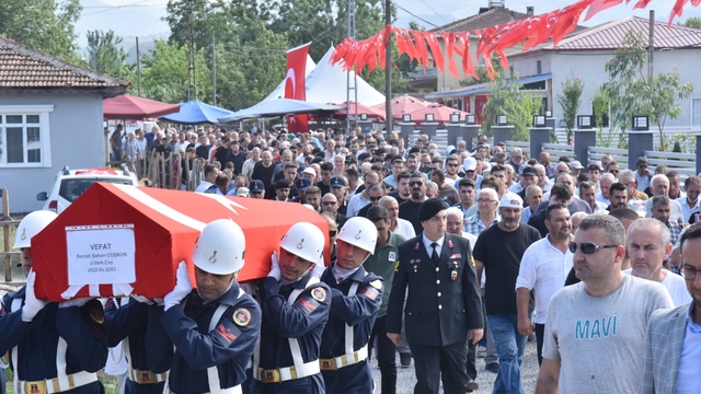 Jandarma Uzman Çavuş Tekkeköy'de toprağa verildi