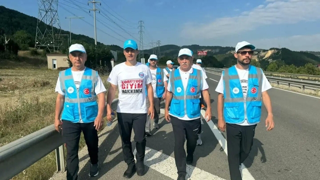 Memur sendikalarının Ankara yürüyüşü ikinci gününde