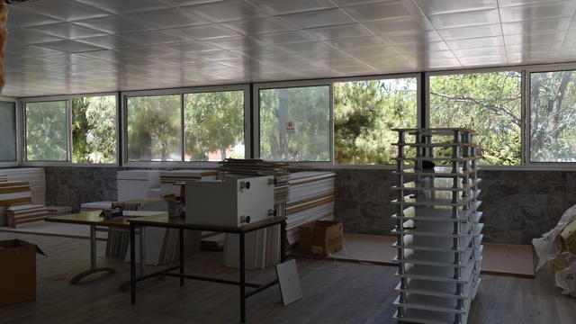 Çeşme Turizm Fakültesinde yurt binası yeni eğitim dönemine yetişecek