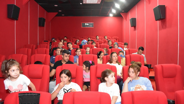 Gümüşhane'de siber güvenlik için çocuklara özel animasyon gösterimi