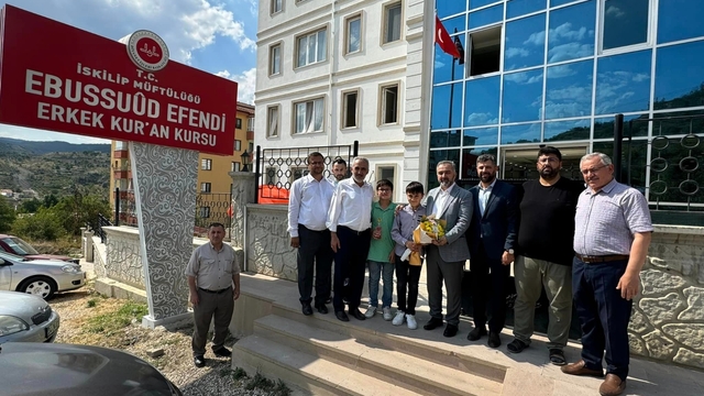 Çorum Müftüsü Yıldırım İskilip'te incelemelerde bulundu