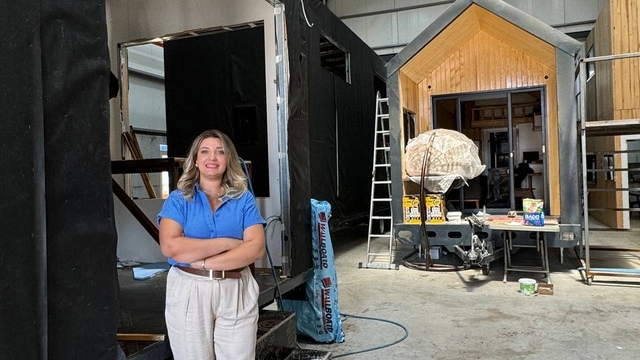 Kocaeli'de fabrika kuran kadın girişimci, "taşınabilir ev" ihracatına başladı