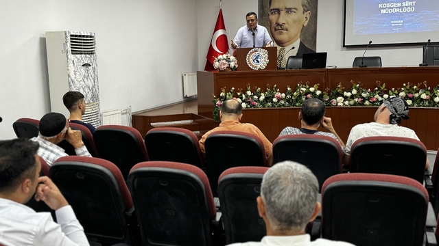 Siirt'te işletmelere KOSGEB destekleri anlatıldı