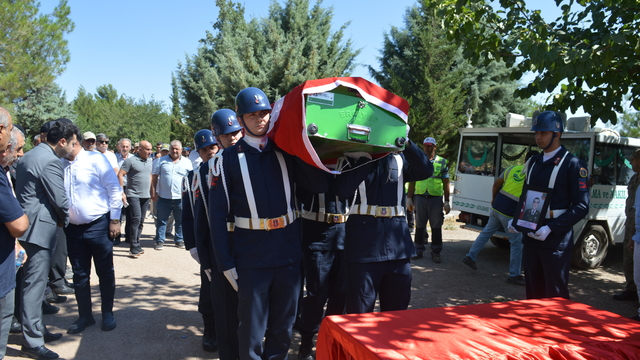Adıyaman'da kalp krizi sonucu ölen askeri personel için tören düzenlendi
