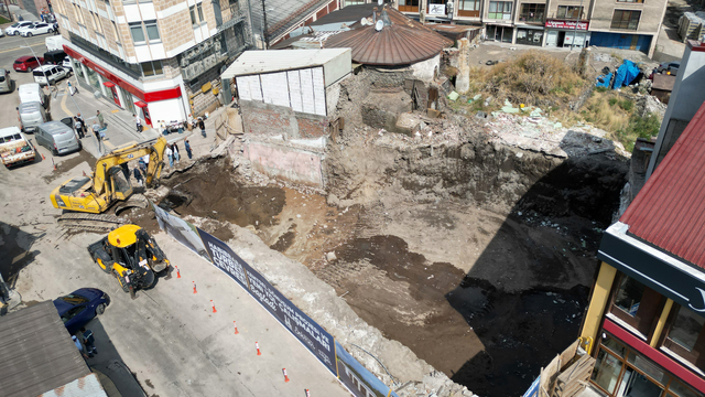 Erzurum'da tarihi Habib Baba Türbesi çevresinde kentsel dönüşüm çalışmalarına başlandı