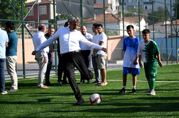 Edirne'de öğrenciler, "Yaz Mahalle Ligi" ile sporla buluştu