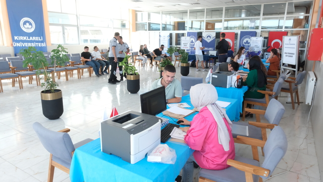 Kırklareli Üniversitesinde kayıtlar başladı