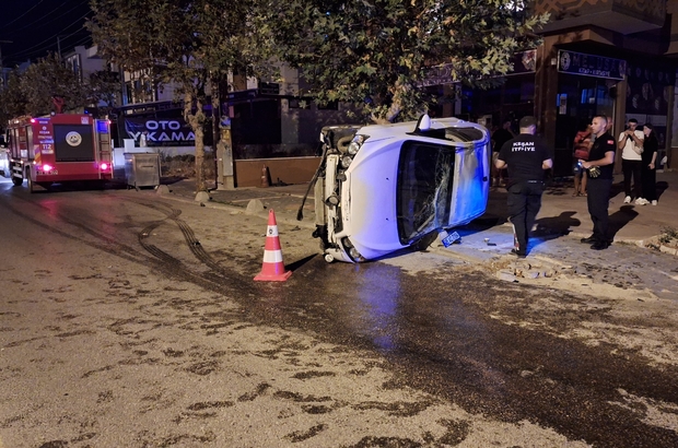 Yola akan su kazaya neden oldu; 3 yaralı