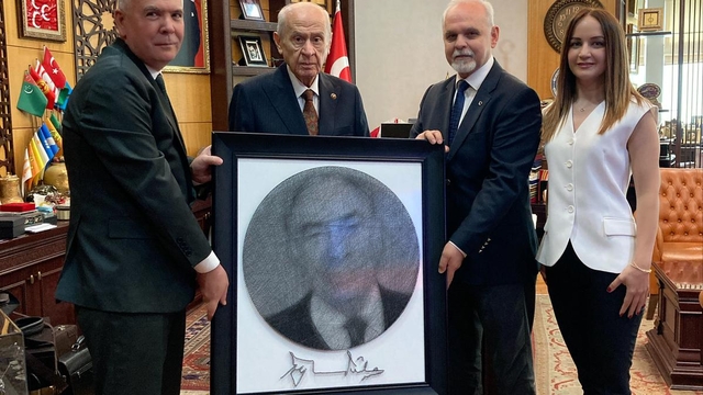 MHP Eskişehir İl Başkanı Candemir, MHP Genel Başkanı Bahçeli'yi ziyaret etti