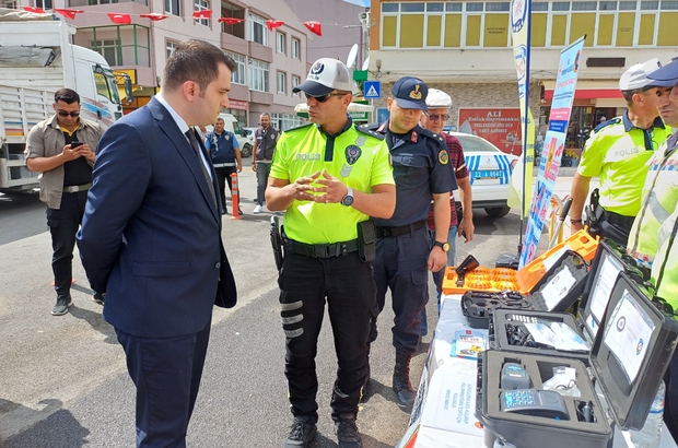 Süloğlu'nda trafik ekipleri tanıtım ve bilgilendirme çalışması yaptı