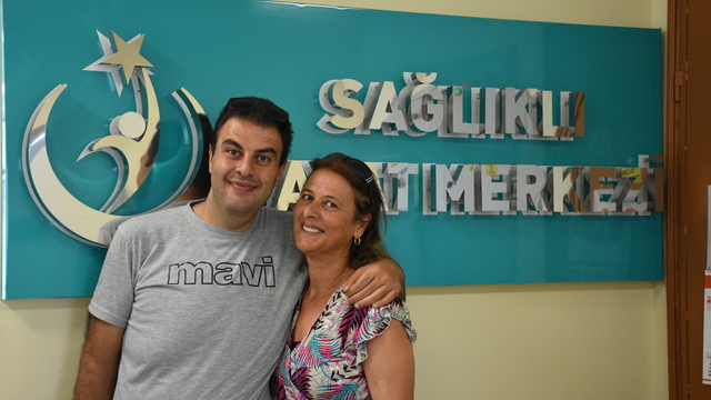 Otizmli Enver Taha Sağlıklı Hayat Merkezi'nde 47 kilo verdi