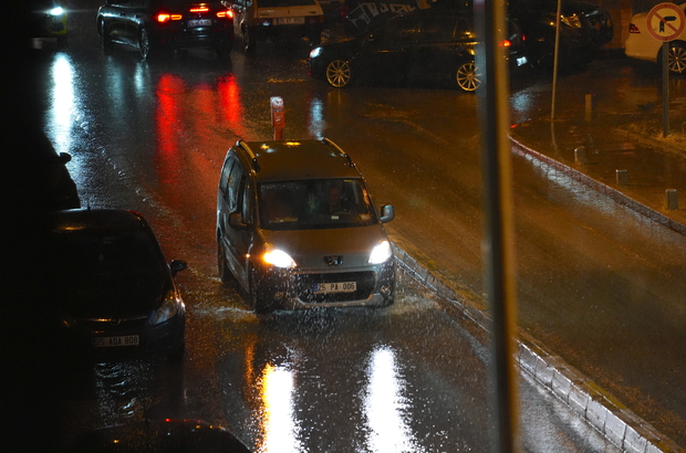 Erzurum'da sağanak etkili oldu