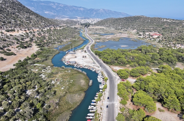 Myra Antik Kenti'nin limanı Andriake'de rengarenk buluş