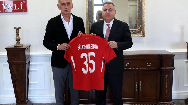 TFF Başkanı Hacıosmanoğlu'ndan İzmir Valisi Elban'a ziyaret
