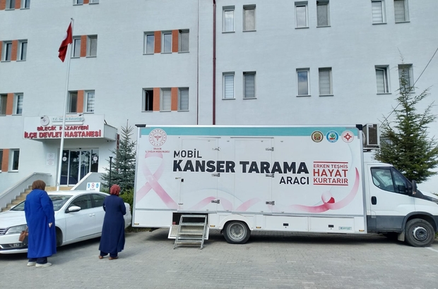 Pazaryeri İlçesinde KETEM Aracıyla Kanser Taraması Yapılıyor