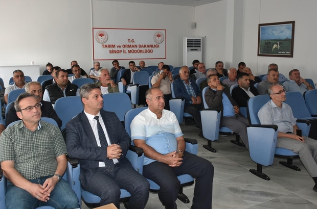 Sinop'ta çiftçiler tarımda yeni destekleme modeline ilişkin bilgilendirildi